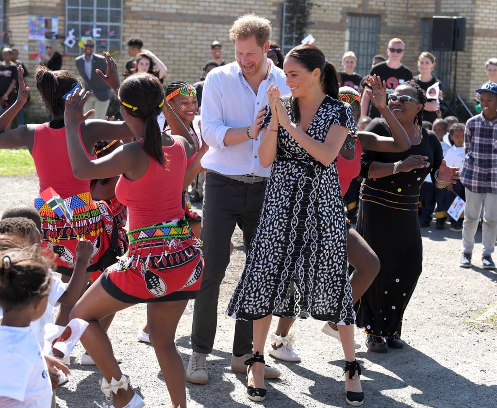 Prince Harry and Meghan Markle during their Africa Tour