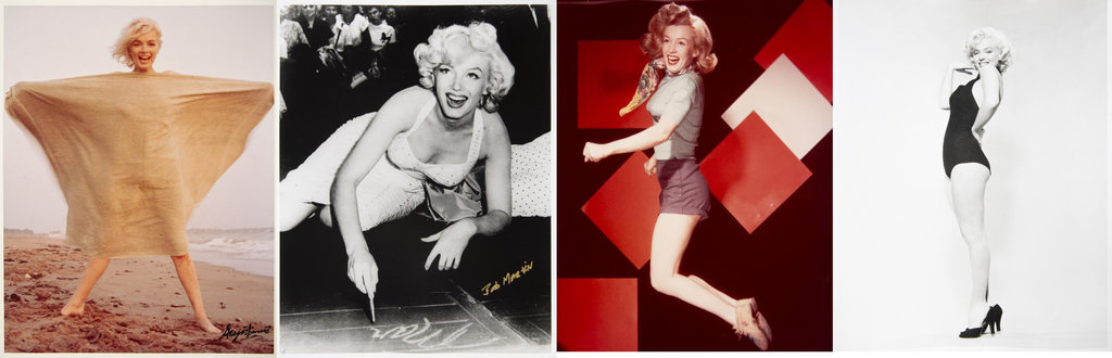Some of the photographs featured in the upcoming Marilyn Monroe auction.