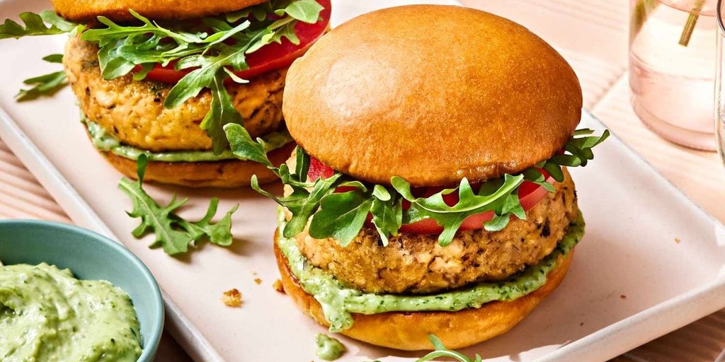 A Delicious Salmon Burger That Is Full of Protein and Easy to Make